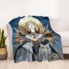 Gothic Style Blanket Warmthful Decor Perfect for Livingroom Seaside Picnics Four Seasons Multipurpose Modern Perfect Gift for Relatives and Friends