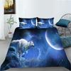 Wolf Series Polyester Bedding Two Or Three Piece Digital Printing Wishshopify