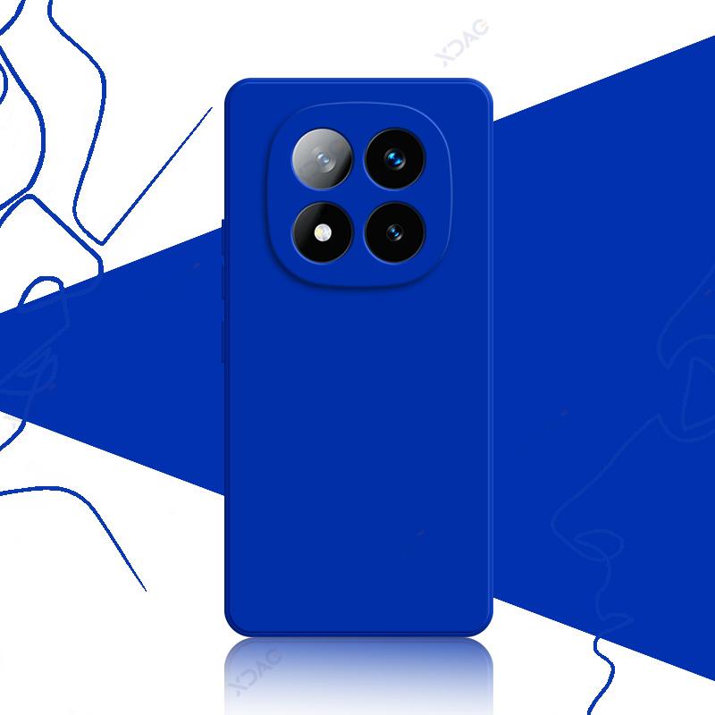 Чехлы для телефонов Redmi Note 14 Pro Plus 5G Мягкий квадратный жидкий силиконовый чехол-накладка RedmiNote14ProPlus Anti-fall Coque Bag