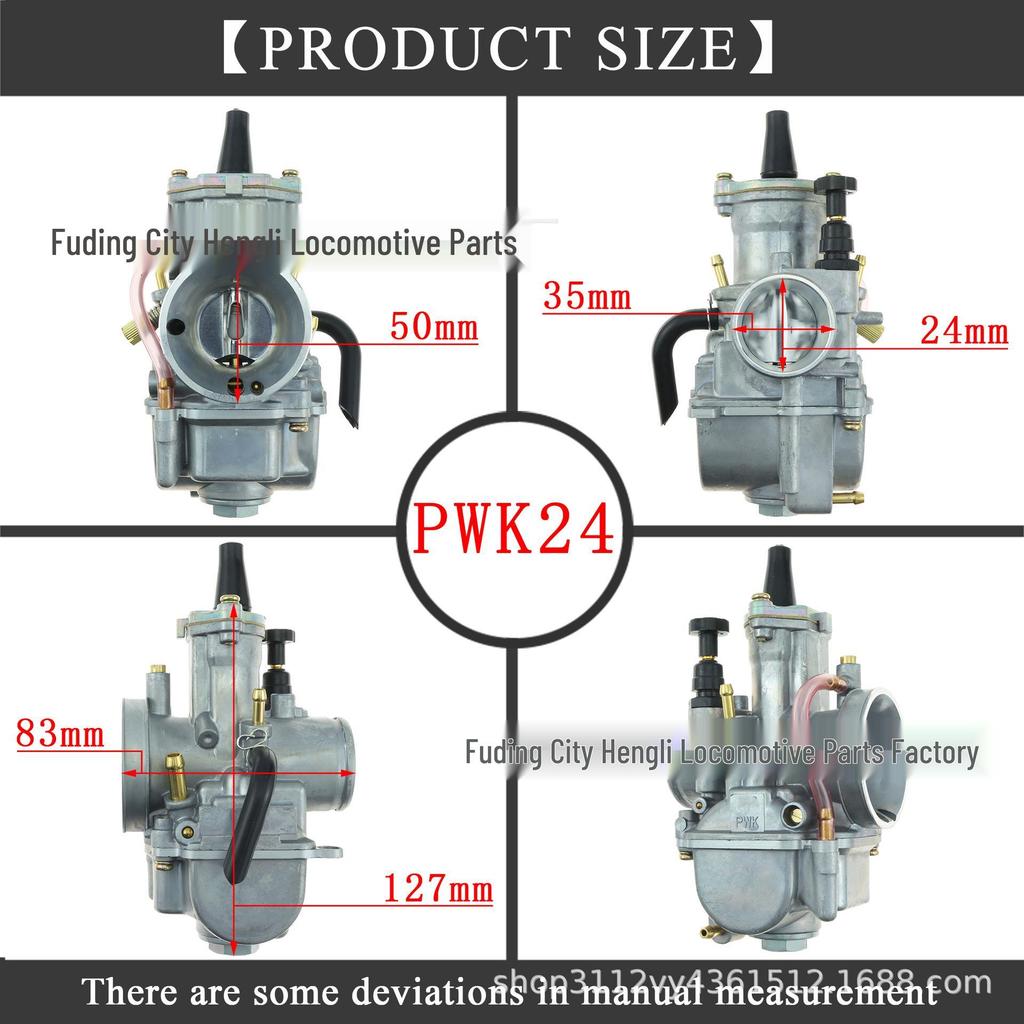 PWK Carburetor for Off-road Vehicles & ATVs - Sizes 21mm to 34mm