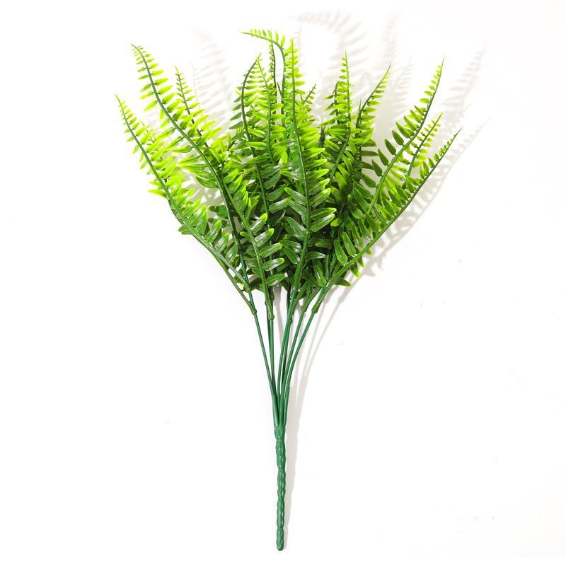 Plastic Persian Leaf Simulation Plant Wall Decoration Accessories Garden Restaurant Greening Landscape Fern Water Plant Bundle