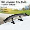 Мини-крошечный спойлер на багажник без перфорации, самоклеящийся сплошной цвет, универсальный автомобильный задний хвост