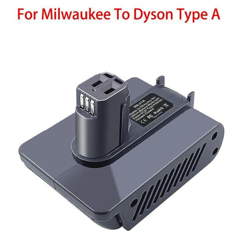 Адаптер для аккумуляторов Makita/Dewalt/Milwaukee 18V Li-ion к пылесосу Dyson Type A/Type B DC31 DC35 DC44 Animal