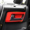 Red Door Handle Bowl Decoration Cover Frame Trim For 4Runner 2010+ Accessories