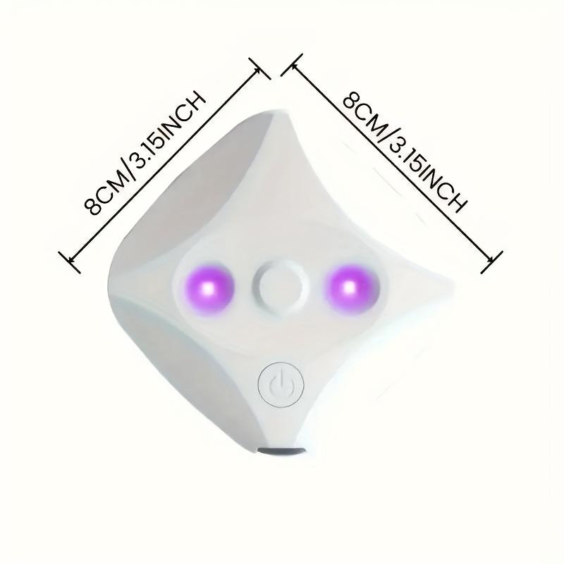 Портативный бытовой умный очиститель для унитаза Настенная стерилизация с USB-зарядкой Светодиодная подсветка для унитаза для дома, ванной комнаты, путешествий