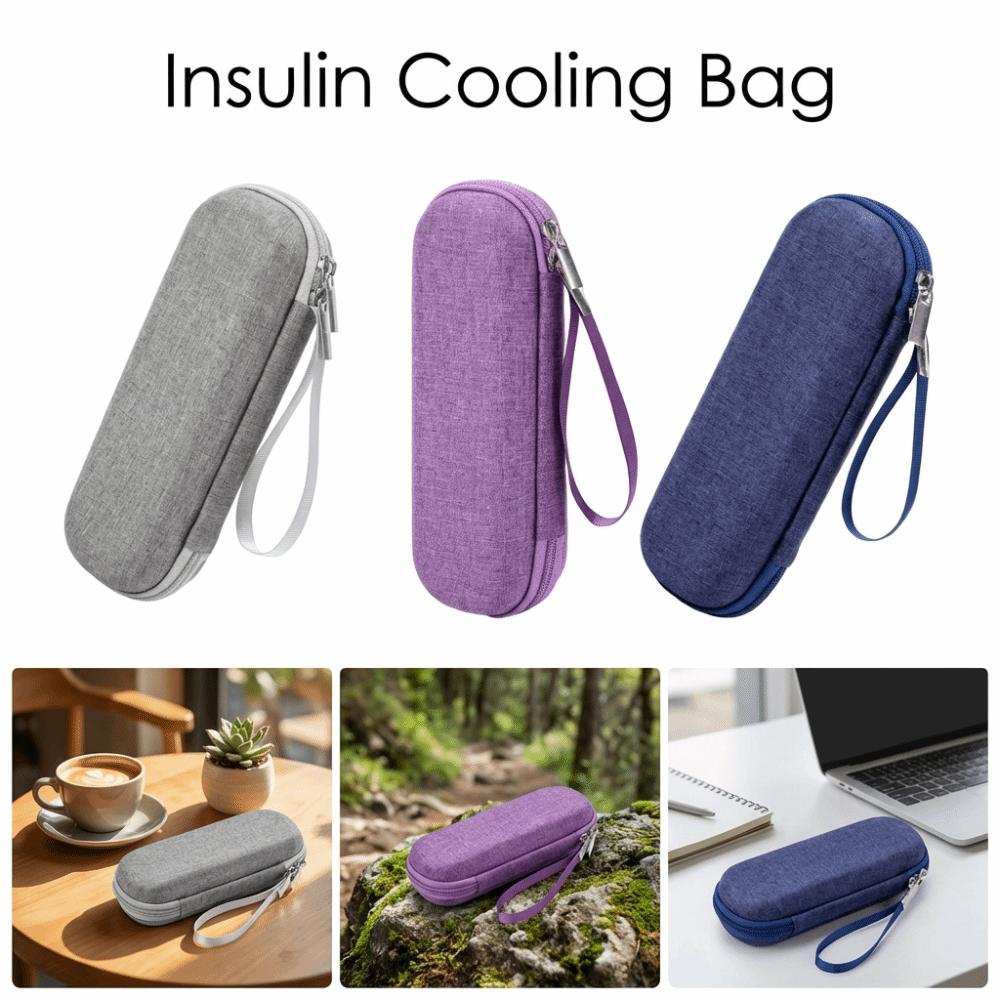 Portable Glaciated Cold Storage Bag Waterproof Medicine Travel Cooler Drug Freezer Bag Outdoor