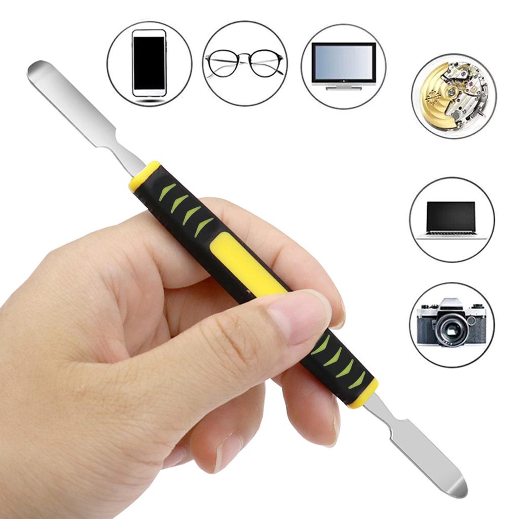 6pcs Metal Crowbar Kit Prying Opening Repair Tool Tablet Computer Opening Tool Small Metal Spudger Excellent for Opening