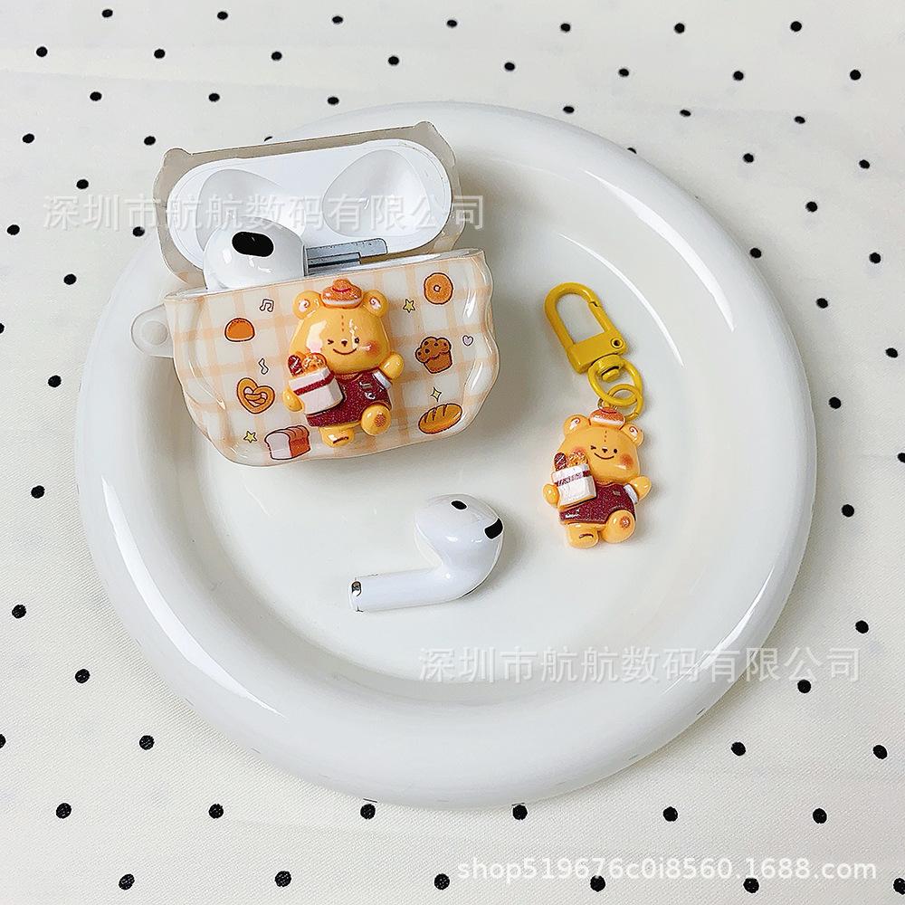 Brown butter bear for airpodspro1 generation earphone case apple 1 generation new AirPods 1 /1 generation