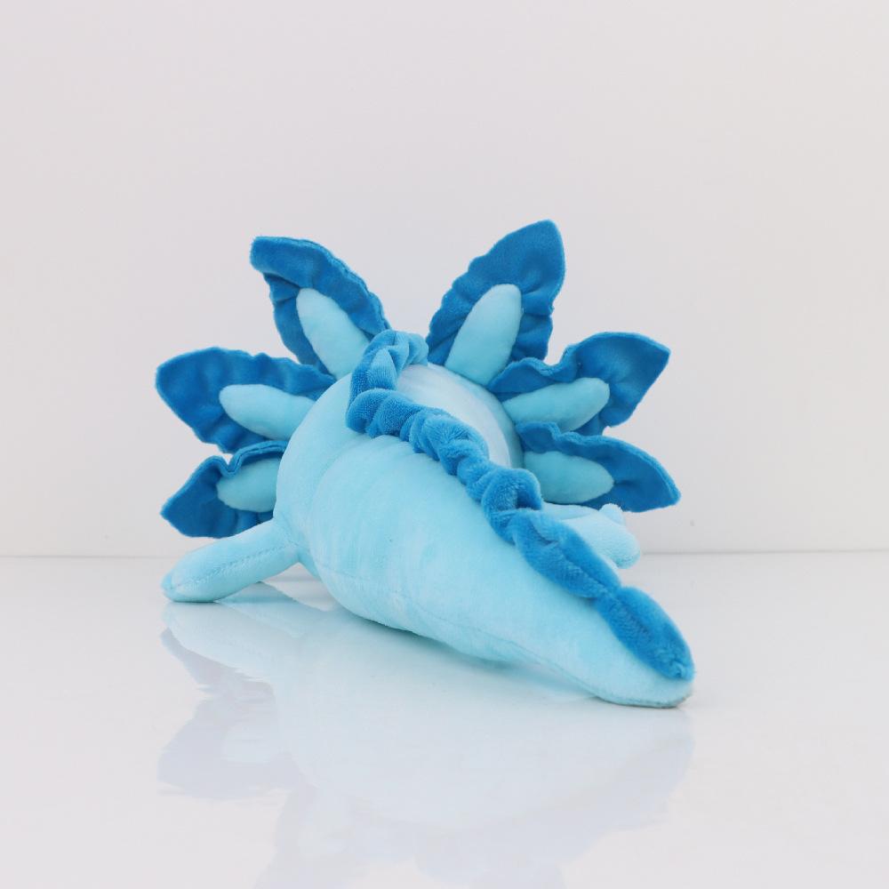Аксолотль плюс саламандра ящерица красочная милая кукла-рыба шестиугольная плюшевая игрушка-динозавр