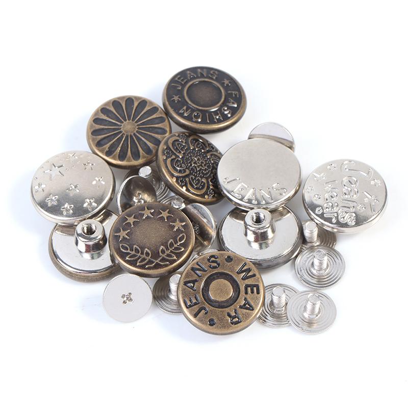 Булавки для пуговиц для джинсов Замена пуговиц для брюк Булавки для пуговиц своими руками