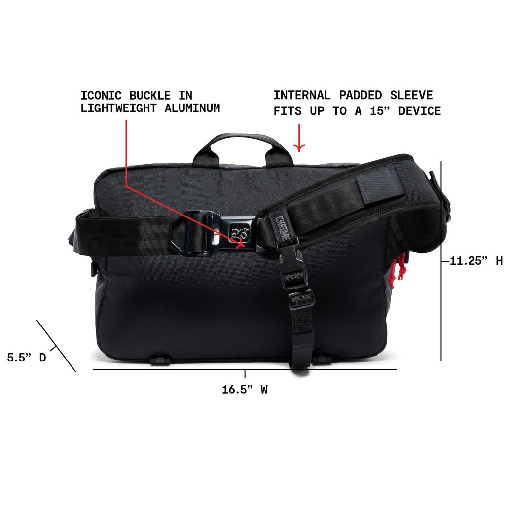 Сумка для тела KADET XRF Cadet Max Black X Reflective 15L Reflector Waterproof [хром] BXRF_BLACK (Текущая модель)