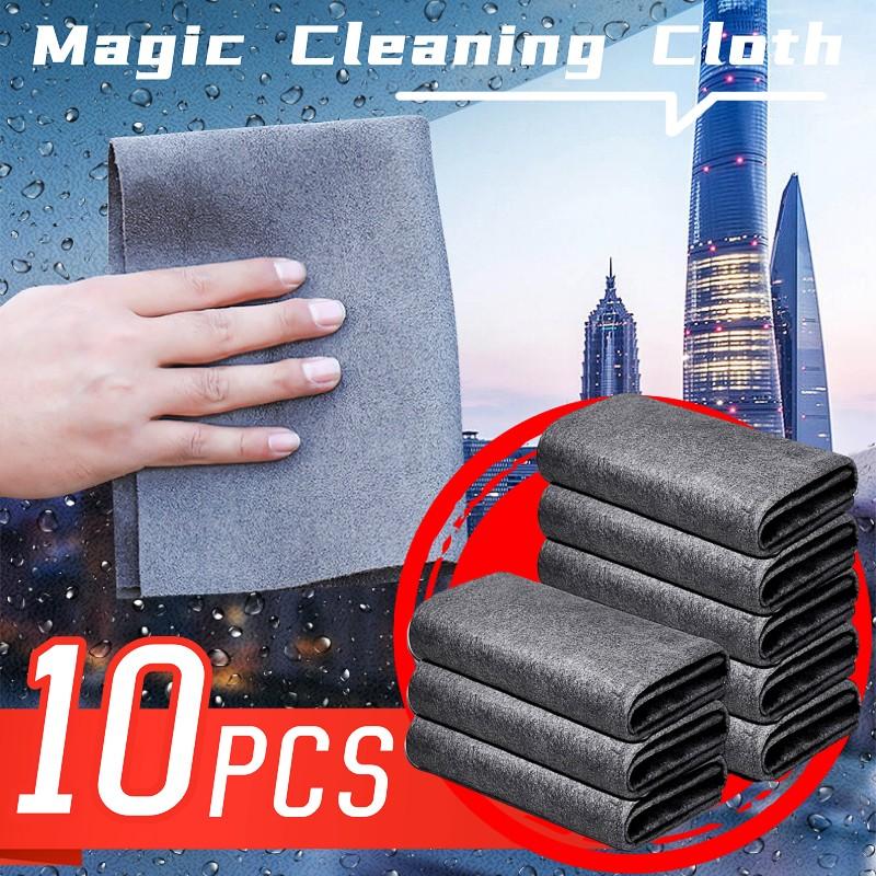 Magic Thickened Cleaning Cloth All-Purpose Microfiber Rag Reusable Glass Auto Windows Wipe Lint-free Kitchen Mirror Cleaning Rag