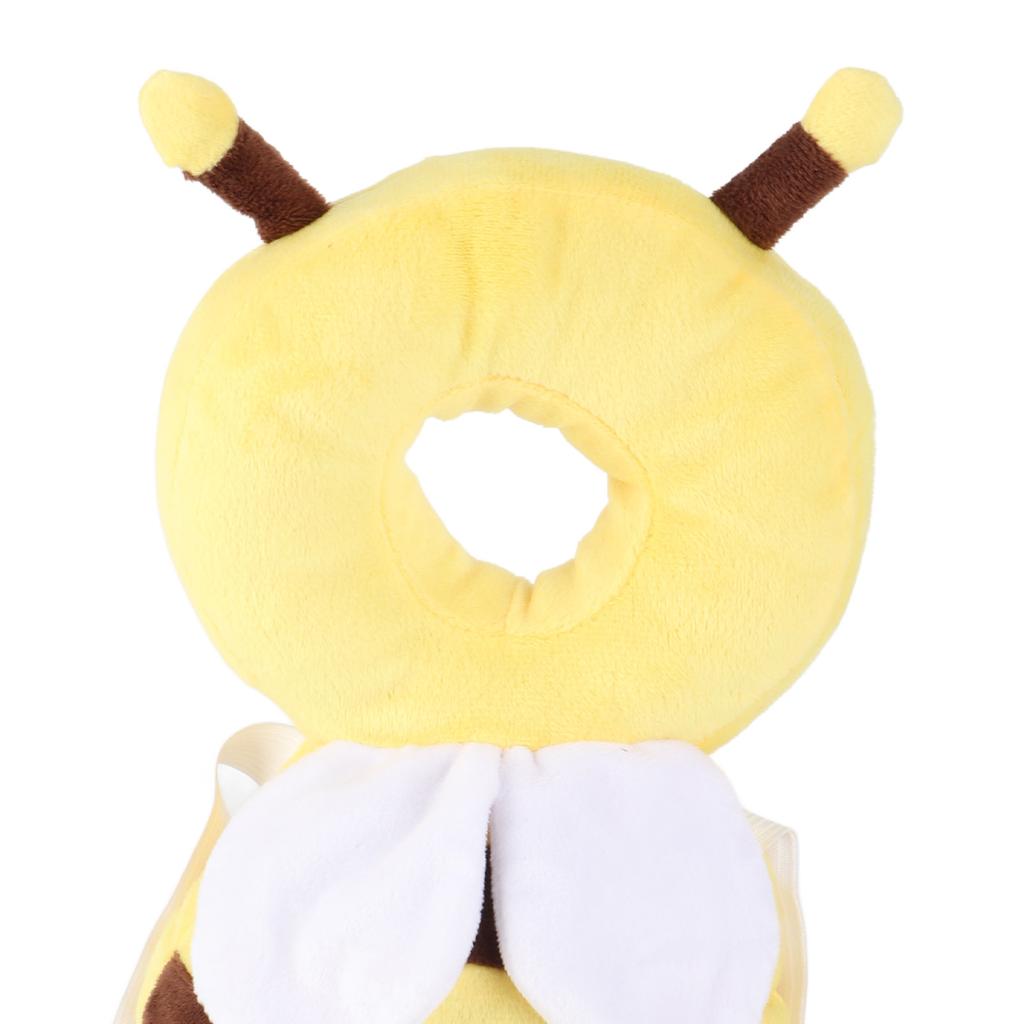 Yellow Bee Shaped Baby Head Protection Backpack Cushion Toddler Infant Safety Head Protector Pad