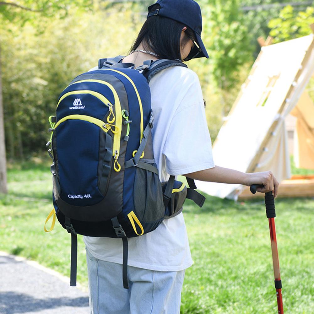Рюкзак для пеших прогулок, 40 л, водонепроницаемый, для путешествий на открытом воздухе, рюкзак для кемпинга для женщин и мужчин