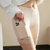 Women Safety Pants High Elasticity Solid Color Seamless Lace Anti-exposure High