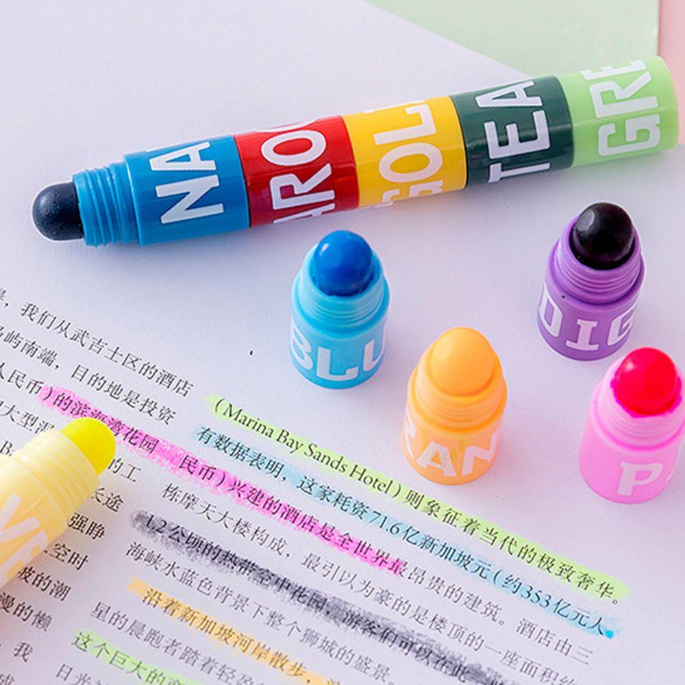 Supplies Crayon Colorful Painting Pens Color Pen Highlighter Marker Pen Solid Fluorescent Pen