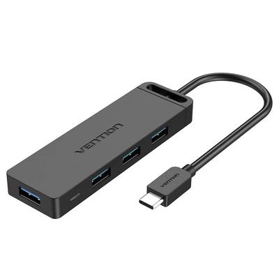 VENTION 4 5 Гбит/с USB Тонкий Работа из Совместимый с Surface Type-C USB3.0 Хаб, Порты, Питание от сети, Порт, 0.15 м, Тонкий, Легкий, Дизайн, Удаленная работа,