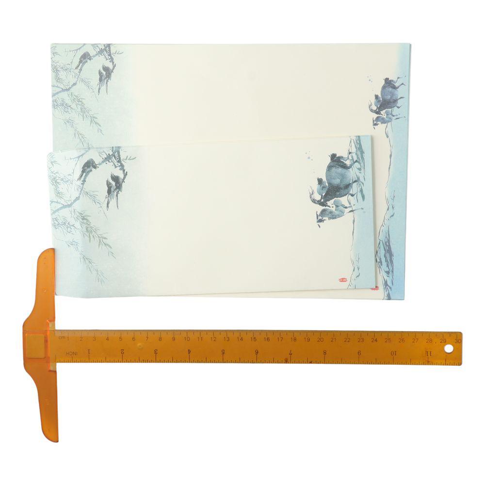 Бумага для писем формата А4, винтажная писчая бумага, набор писчей бумаги и конвертов, Офис