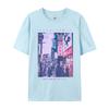 Японская ретро эстетика Токио Мода Топы Рубашки Осень Camisa Премиум Хлопок Унисекс Футболка Приталенный крой