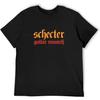 HAOTO Schecter Guitar Research Футболка с принтом для мужчин Черная