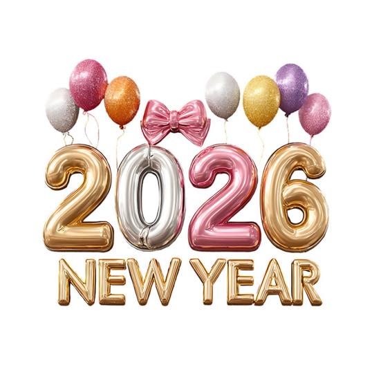 1/2 листа Наклейка на окно к Новому 2026 году Съемная Водонепроницаемая Статическая Наклейка на стекло С Новым годом Праздничное Фестивальное Украшение Декаль