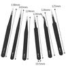 Curved Stainless Steel Precision Makeup Tool Kit Maintenance Tool Eyelash Tweezers Eyebrow Tweezers