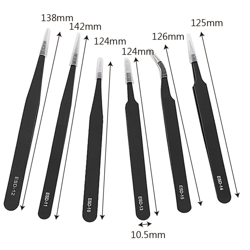 Curved Stainless Steel Precision Makeup Tool Kit Maintenance Tool Eyelash Tweezers Eyebrow Tweezers