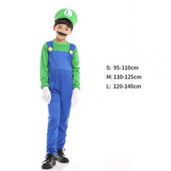 Костюм на Хэллоуин, косплей, семейный костюм, костюмы Марио, одежда для ролевых игр для взрослых и детей, костюмы для ТВ и кино, как на картинке 3