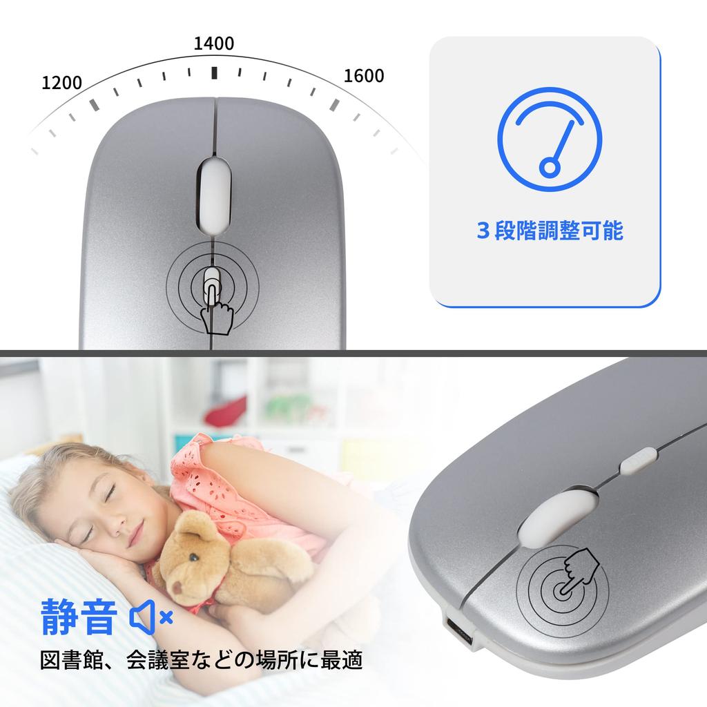 Беспроводная клавиатура и мышь DIGIBLUSKY USB-подключение US для и Беспроводная Bluetooth-клавиатура Совместима с и Android Набор, Поддержка 2,4 ГГц, 3 устройства