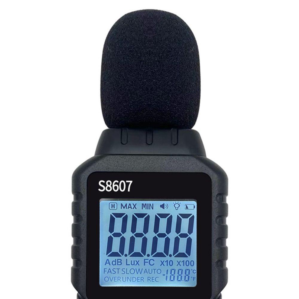 Ручной децибеллиметр 30~130 дБ дБ метр мини шумомер бытовой