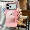 Phone Case: 2D flat design suitable for iPhone 18, 17, 16, 15, 14, 13 Pro film protective case, couple style, cute little cat, Christmas and Halloween