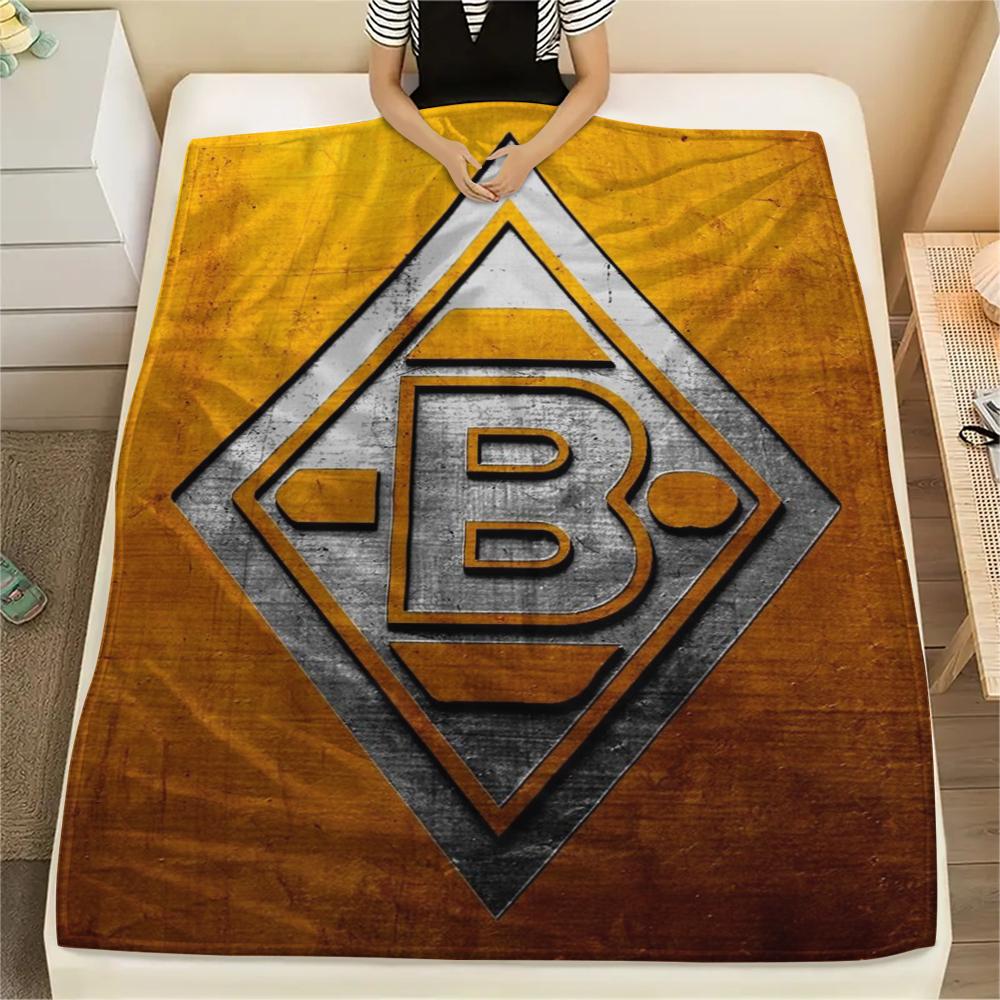 1pc Borussia Print Flannel Blanket, High quality Comfortable for All Seasons, Home Decor, Warmth and Comfort, Perfect for Christmas Gifts17