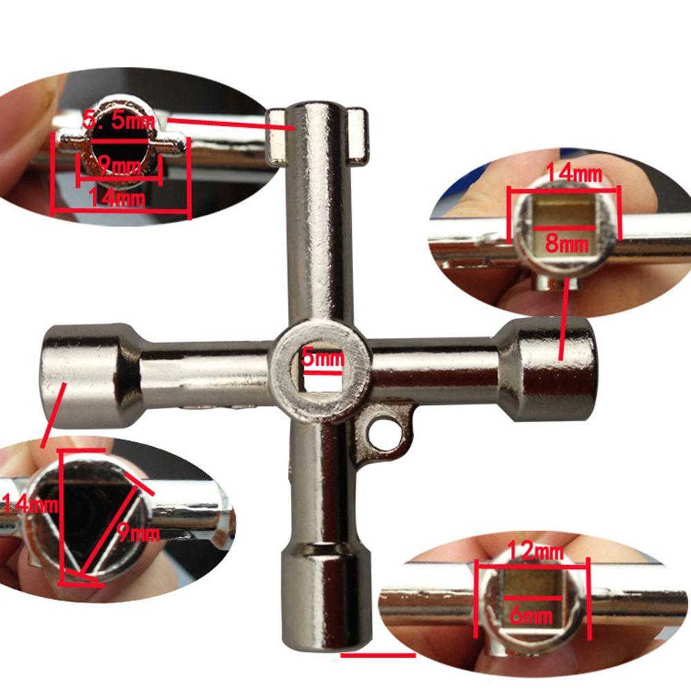 Cabinet Electrical Triangle Train Square Universal Cross Switch Key Double End Wrench