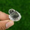 Pear Marcasite Gemstone Engagement Trendy New Flower Statement Ring 925 Silver