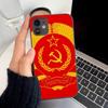 Чехол для телефона с флагом Советского Союза СССР для iPhone 13 8 7 6S Plus X 5S SE 2020 XR 11 12 mini pro XS MAX