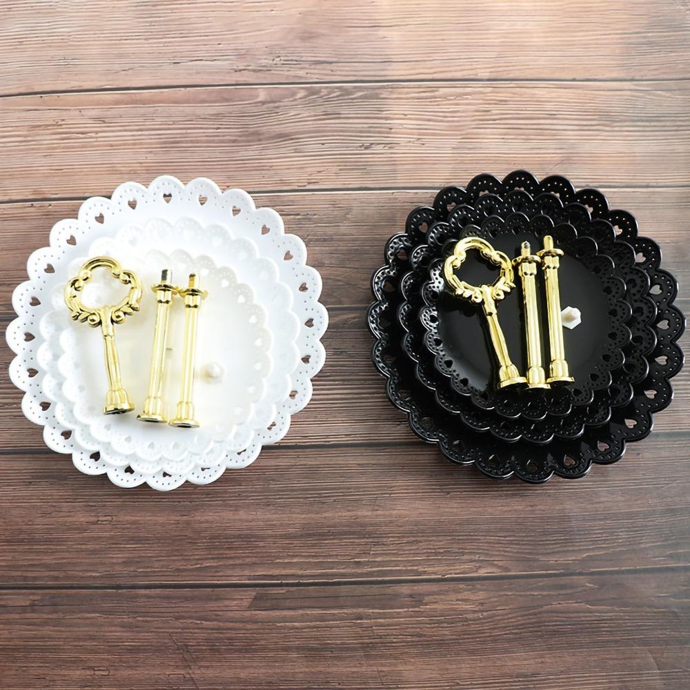 Plastic Fruit Tray Rack Removable Pastry Stand Dessert Plate Stand Pastries Cupcakes Snacks