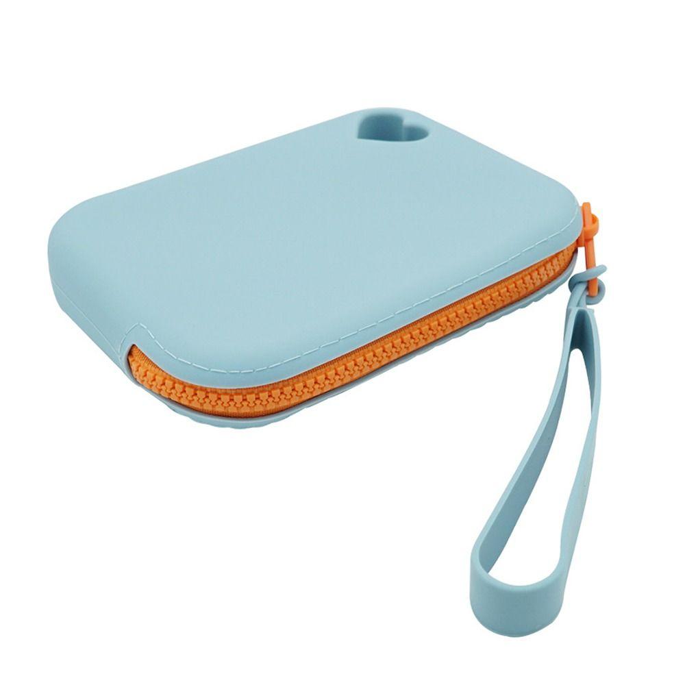 Силиконовый силиконовый чехол для хранения Большая емкость для кабеля передачи данных Маленькая сумка для ключей и карточек для путешествий