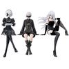 15 см Аниме NieR Тип № 2 № 9 Фигурка Игрушка-трансформер Хобби Модель из ПВХ Подарок Коллекционеру A A2 B S 9SYorha сидячая Сочлененная Подвижная Коллекционная Детализированная