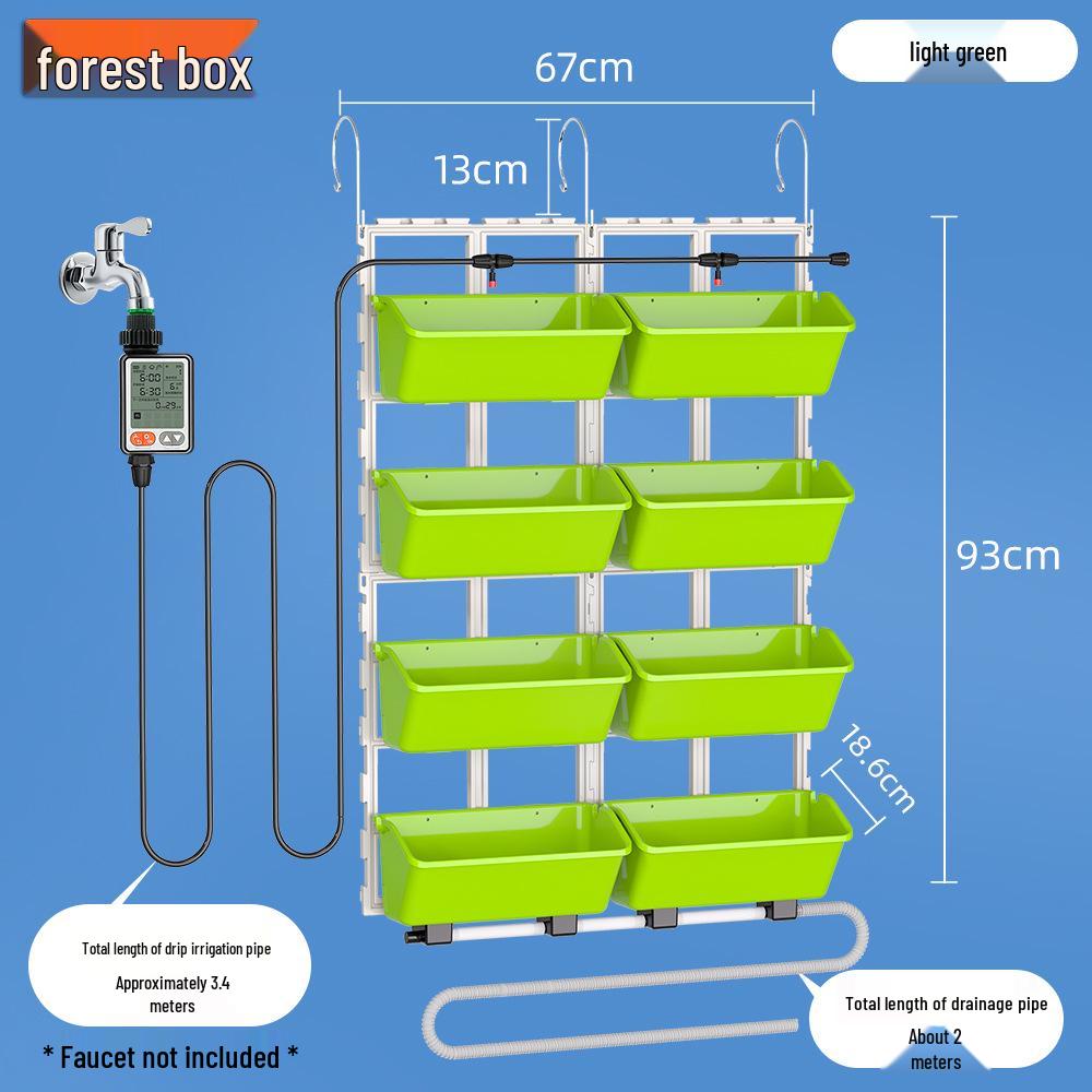 Горшок для балконного садоводства Forest Box с многоуровневой стойкой и умным таймером автоматического полива