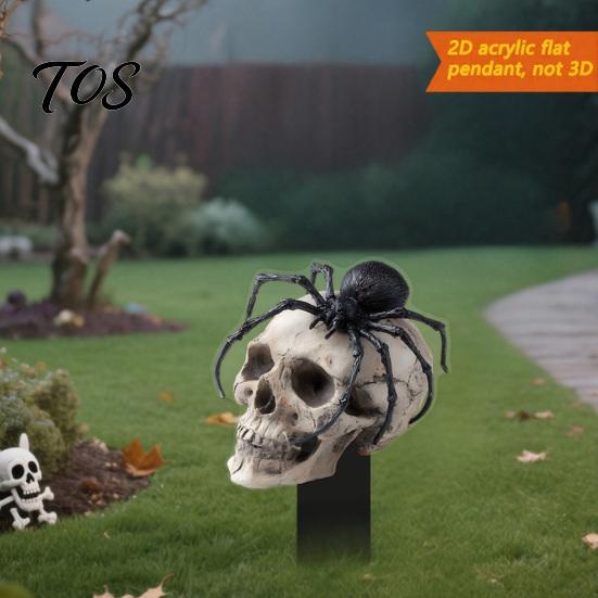 Weather Resistant Yard Decor Halloween Scarecrow Garden Stake, 2D Flat Creepy Zombie Ornament, Spooky Doll Waterproof Signs Decoration, Scary Art Sign