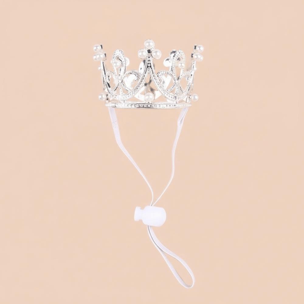 Adjustable Pet Crown Headdress Shining Cat Princess Crown Cute Pet Party Decorations  Pet Show
