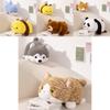 Whimsical Reversible Plush Animal Bee To Panda Shiba Inu Shark Cozy Doll Children For