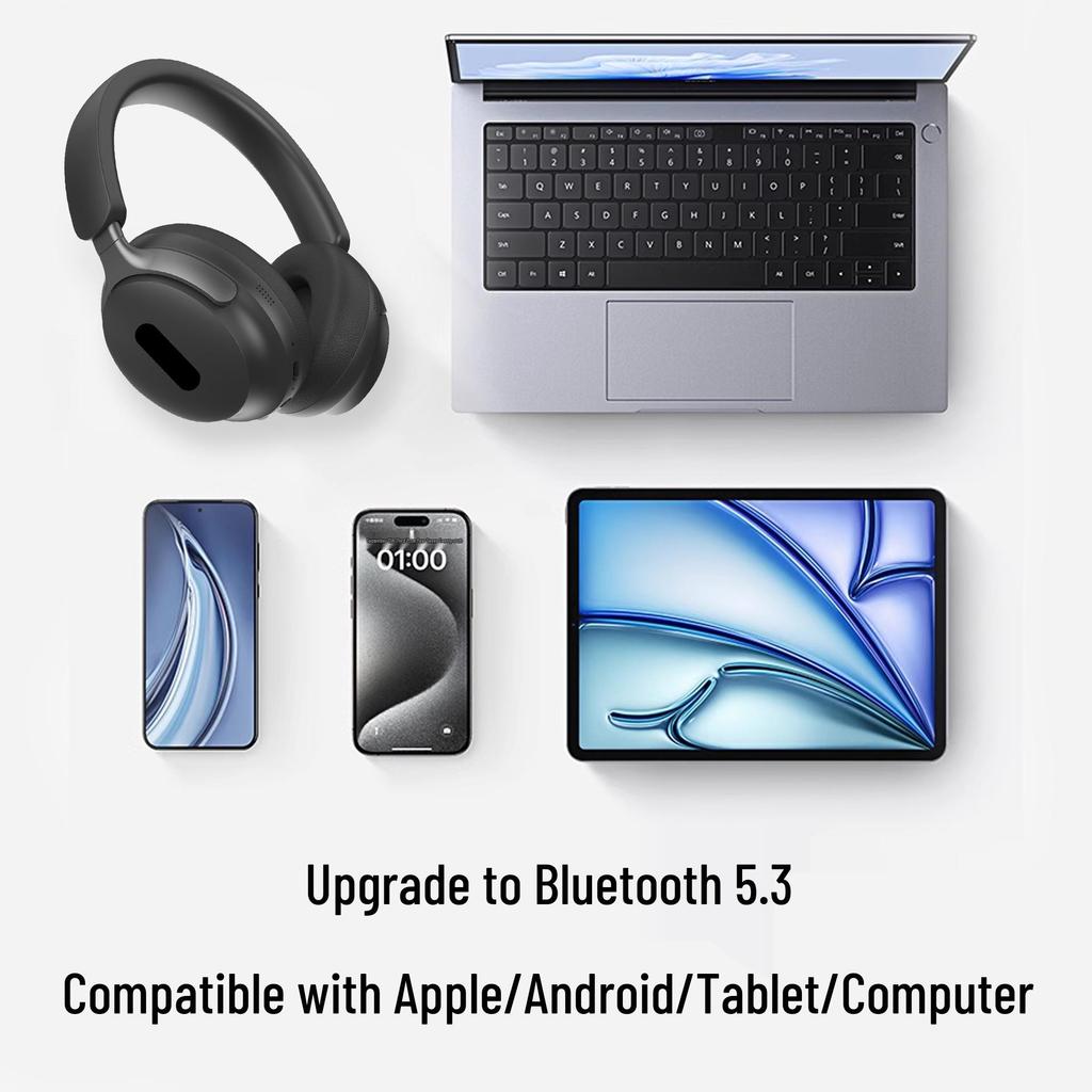 AKZ-22 Макаронные Bluetooth-наушники-повязка с FM-радио и слотом для карты (2024)