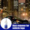 Rust Remover Spray Multi-purpose Wheel Rust Remover 80ml Polishing and Cleaning Auto Maintenance Iron Powder Cleaning Agent