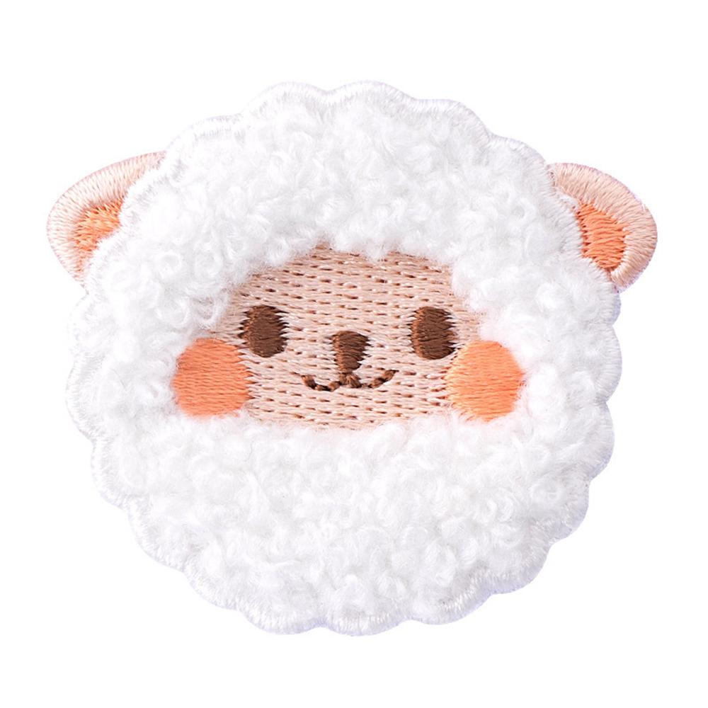 Self Adhesive DIY For Baby Scarf Bear Sew On Stickers On Clothes Applique Badges Iron On Patches