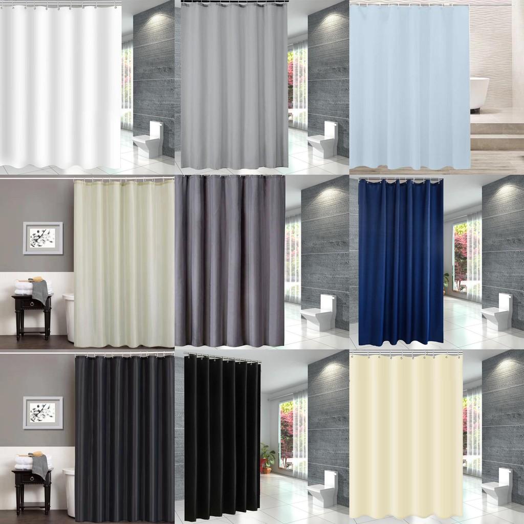 Водонепроницаемая полиэстеровая шторка для душа с современным дизайном, разделитель для ванной комнаты для семейной ванной