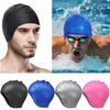 Silicone Swimming Cap With Ear Protection High Elasticity Waterproof Diving Adult Waterproof Ear Protection Swimming Cap