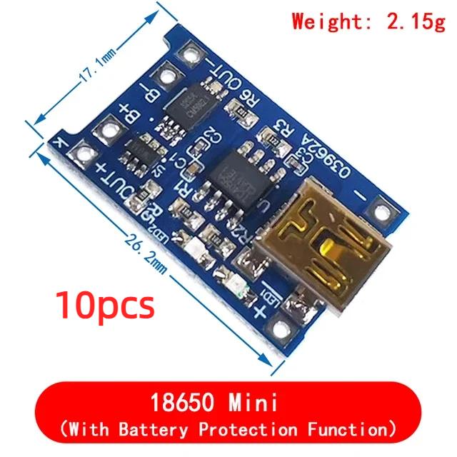 TP4056 5V 1A Type-c USB Плата зарядки литиевых аккумуляторов 18650 Зарядный модуль с защитой Двойные функции
