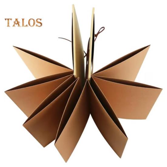 Accordion Photo Album Stretchable Kraft Paper Scrapbook Folding DIY Souvenir Book Scrapbook Album Gift for Wedding Birthday Graduation