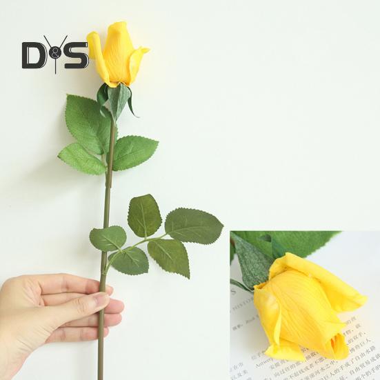 Многоразовая имитация розы с влажной поверхностью, креативные свадебные декоративные растения, свадебный искусственный цветок розы